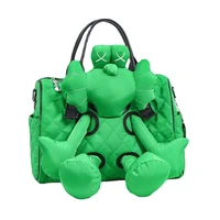 fancy designer women handbag little monster top handle handbag tote female shoulder bag large capacity boston bag