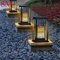 8m outdoor lawn lamp chinese classical led portable lighting waterproof ip65 for electricity home hotel villa garden decor