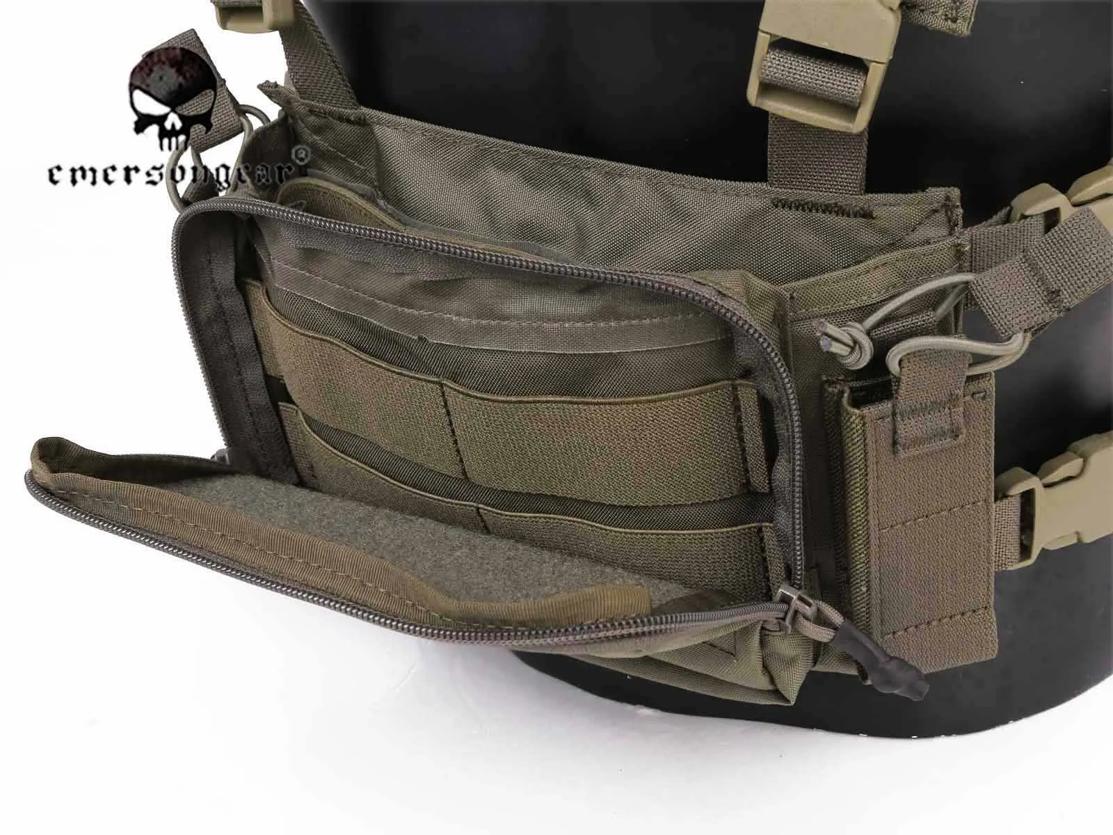 Emersongear-Micro Chest Rig Охотничий Жилет Mini Spiritus тактический носитель для страйкбола EM9557