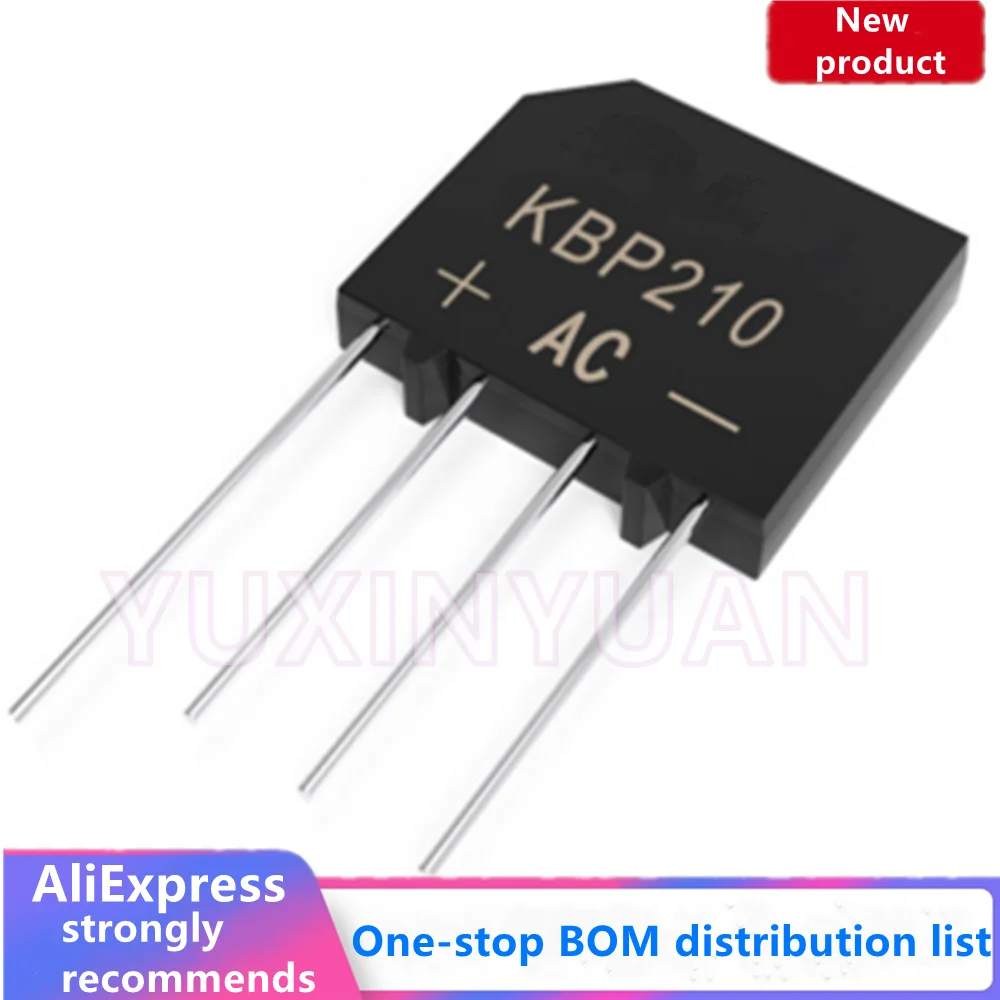 KBP206G KBP208G KBP210 DIP-4 9 шт./партия