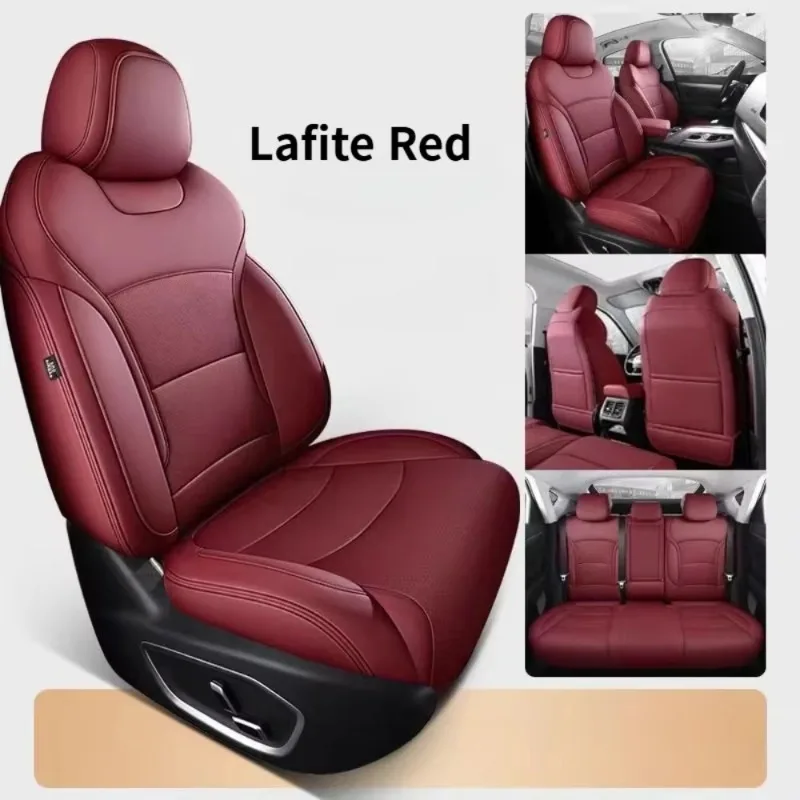 Фото Подходит для Hyundai Azera 2011-2013. Чехлы на сиденья из веганской кожи для 5 передних сидений. №5