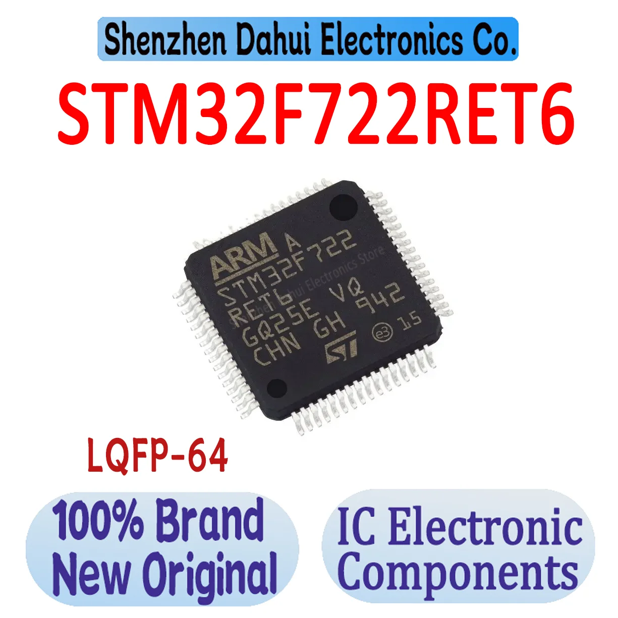 

STM32F722RET6 STM32F722RE STM32F722 STM32F STM32 STM IC MCU Chip LQFP-64 In Stock 100% New Originl
