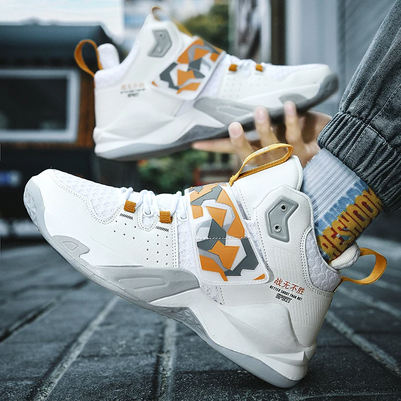 Mens Basketball Shoes Breathable Non-slip Sports Shoes Outdoor Unisex Gym Training Athletic Shoes Boys Casual Sport Tennis Shoes