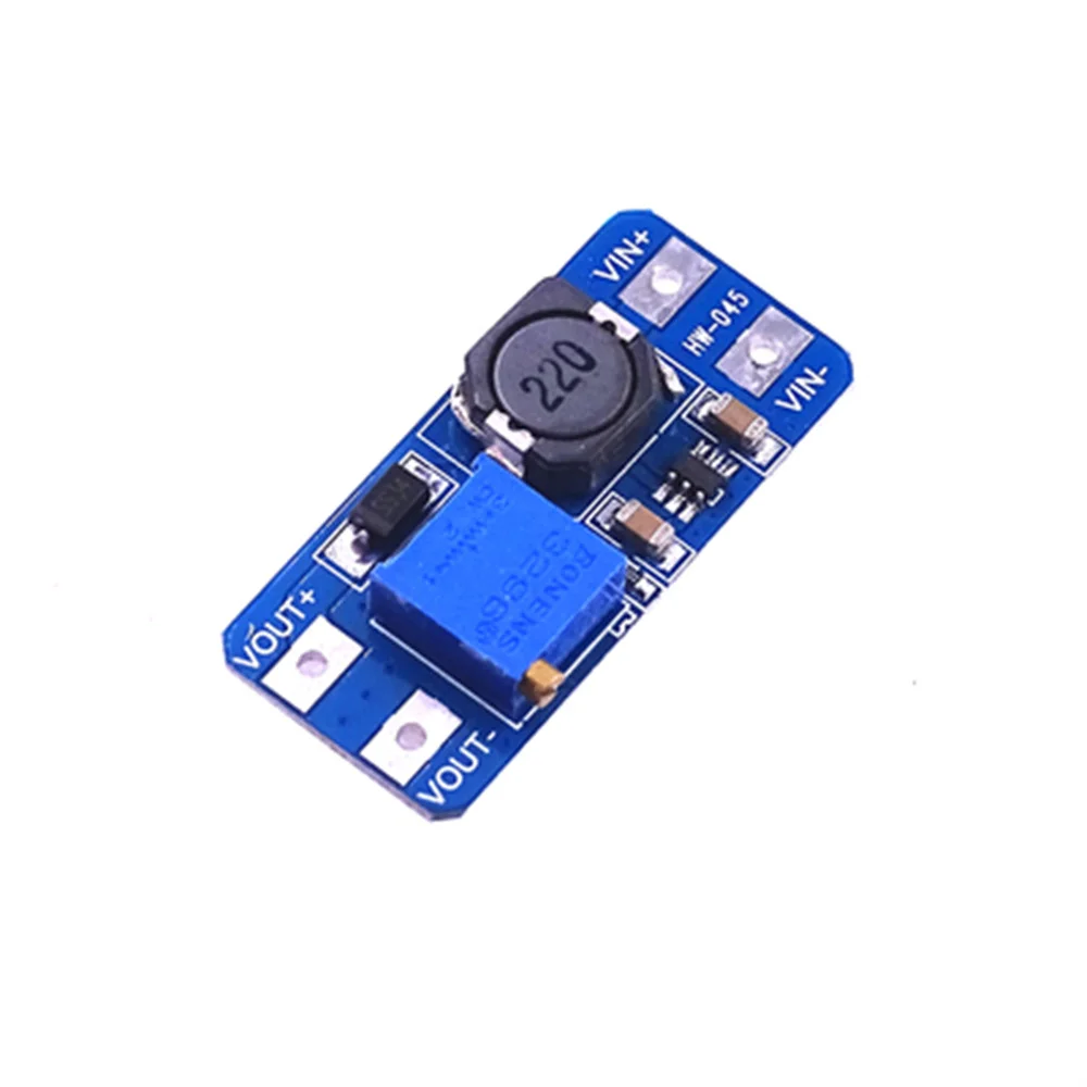 

MT3608 2A Max DC-DC Step Up Power Module Booster Power Module For Arduino 3-5V to 5V/9V/12V/24V