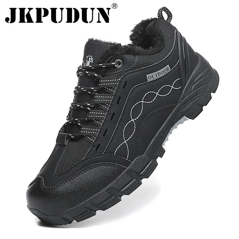 

Зимняя мужская походная обувь, мужская спортивная обувь, уличные износостойкие кроссовки, водонепроницаемые мужские кроссовки для горного туризма и скалолазания