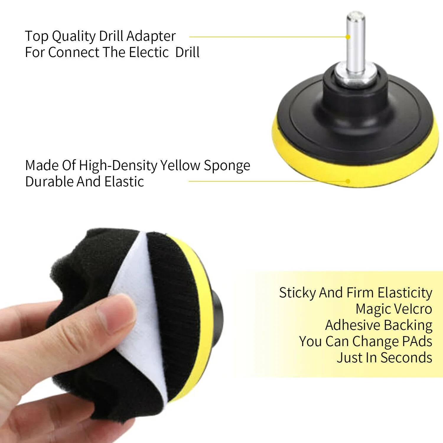 

100mm Car Polishing And Buffing Kit 4\\\" Inch For Car Polisher Pad Polishing Set Sponge