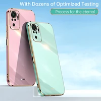 luxury 6d plating silicone shockproof bumper phone cases for xiaomi poco x3 nfc m3 m4 f3 redmi note 7 8 8t 9a 9s 10 phone case