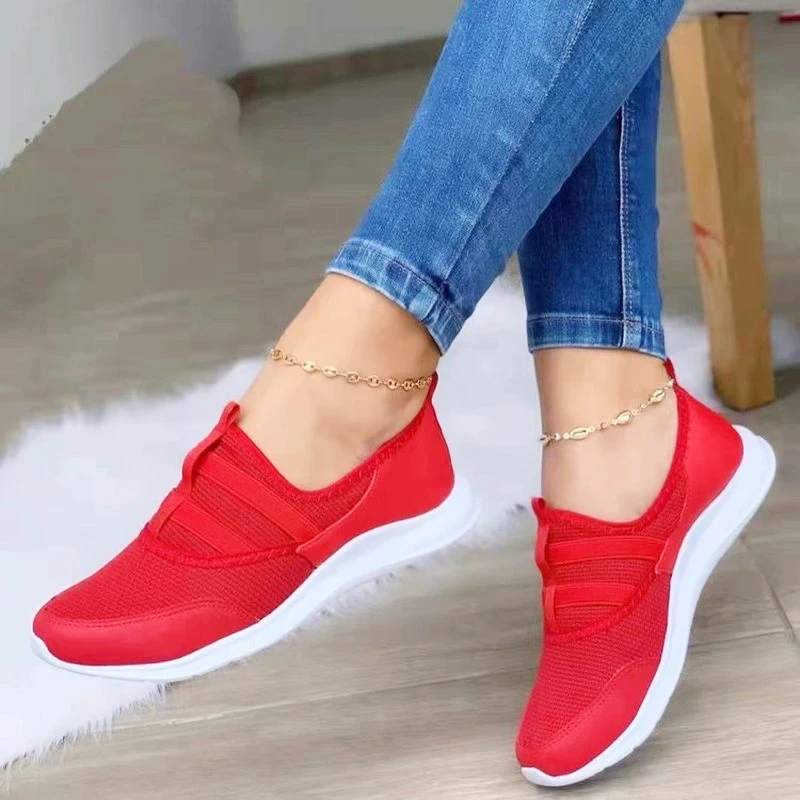 

New Sneakers Women Plus Size Femme Women's Shoes Fashionable Vulcanize Sneakers Comfortable Lace Up Loafers Female Women Shoes