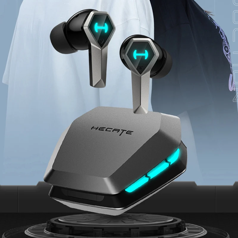 HECATE GX04 ANC True Wireless Earphones Bluetooth 5.0 Active Noise Cancelling Earbuds Low Latency RGB Lighting for Gaming enlarge