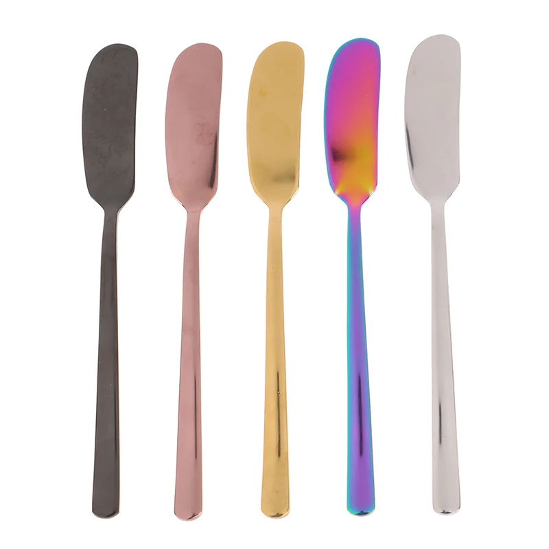 

1PC Stainless Steel Butter Knife Cheese Dessert Cheese Spreaders Cream Knifes Utensil Cutlery Dessert Tools Breakfast Tool