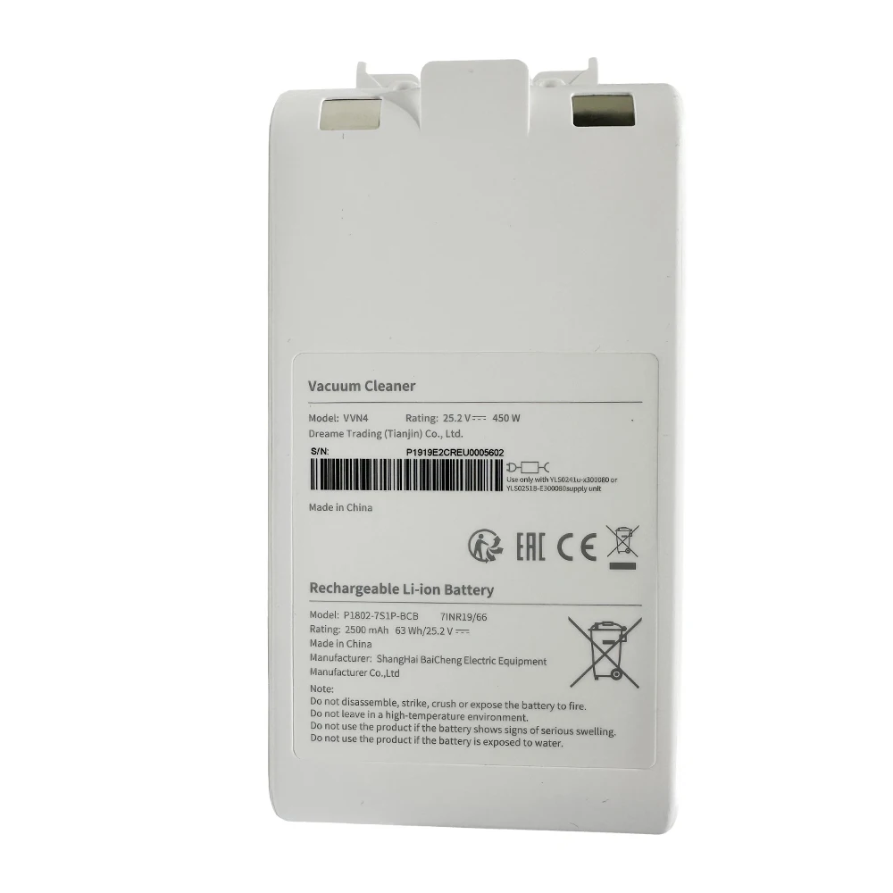 [Оригинал и ] сменная батарея Dreame V8 V9 V9P XR V10 VVN3 VVN4 для ручного беспроводного пылесоса Dreame, аксессуары