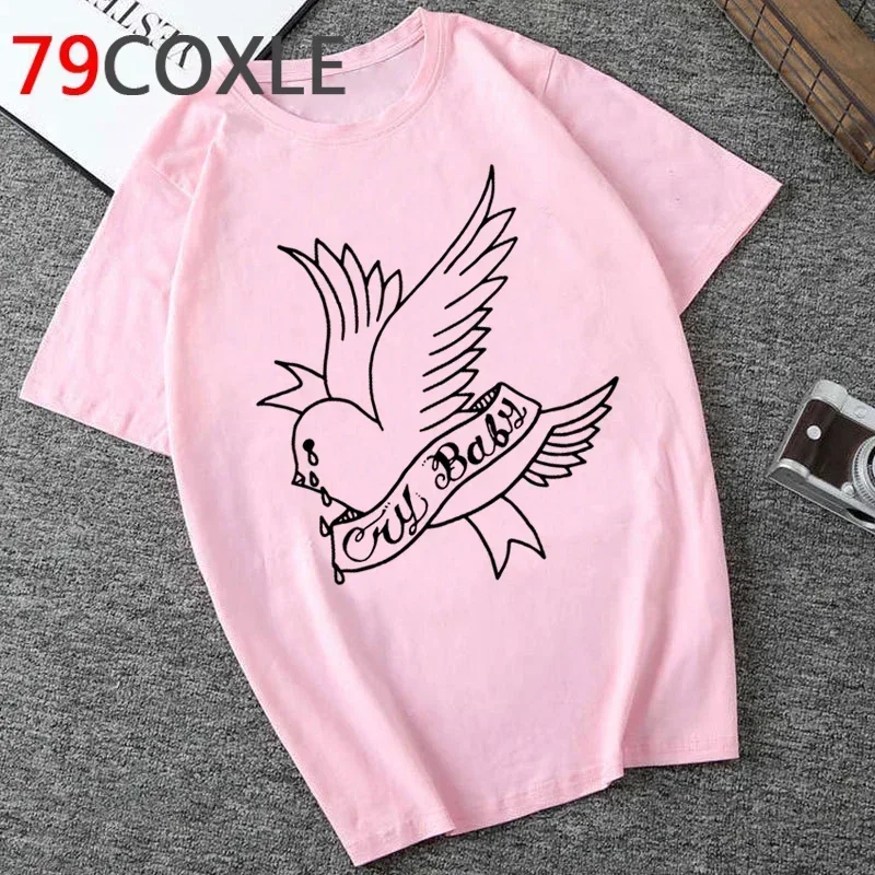 Повседневная мужская футболка Lil Peep Cry Baby с забавным мультяшным принтом и