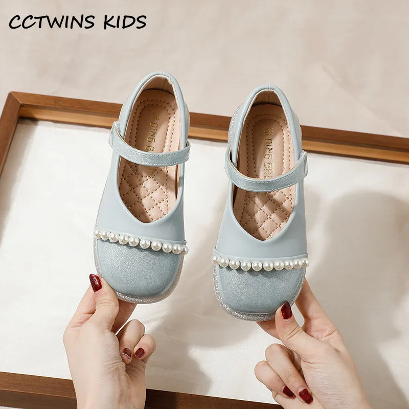 

Girls Princess Shoes 2023 Spring Kids Fashion Brand Mary Jane Dress Dance Flats Baby Children Sandals Ballet Pearl Soft Sole
