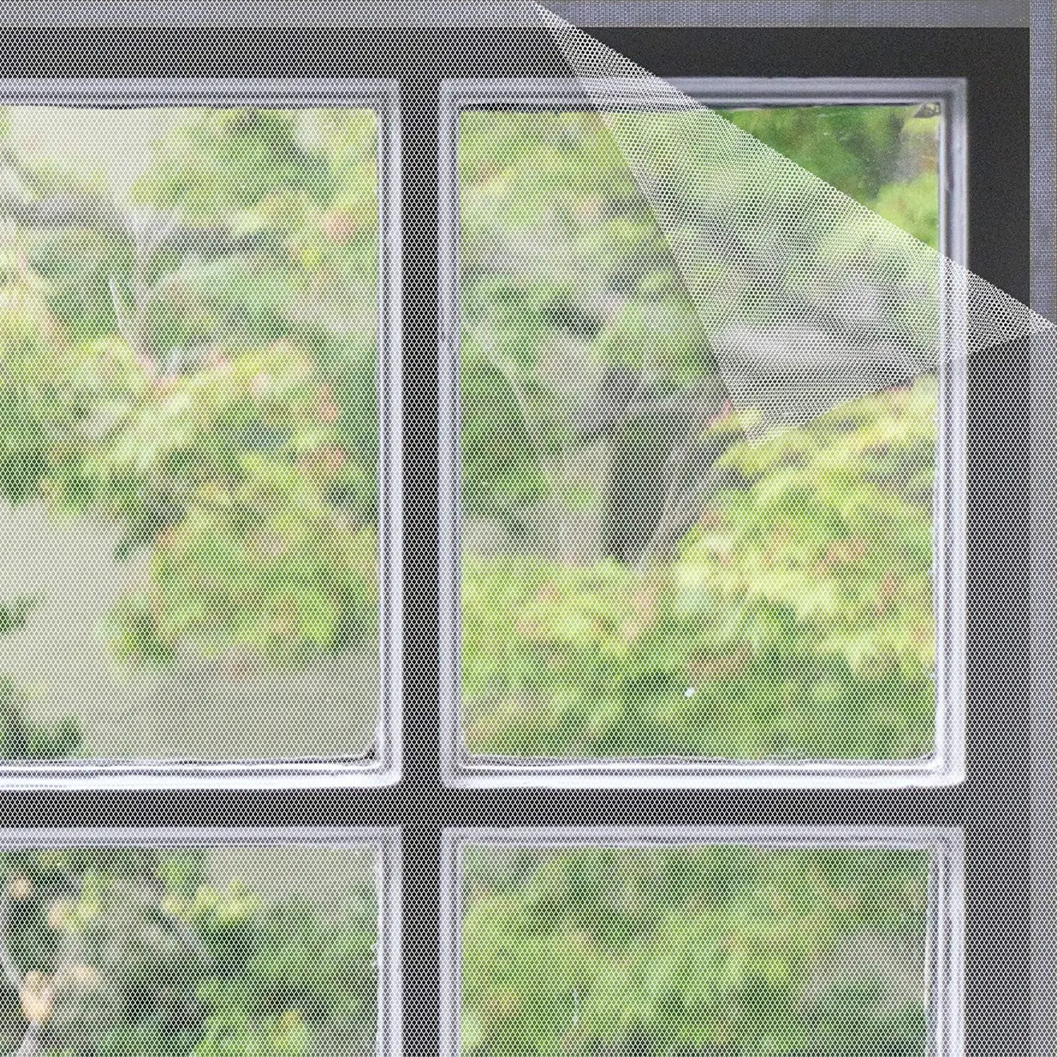 

WEFILM Window Mosquito Net Insect Mesh Self-Adhesive Window Screen Summer Invisible Anti Mosquito Net Window Mesh with Tape