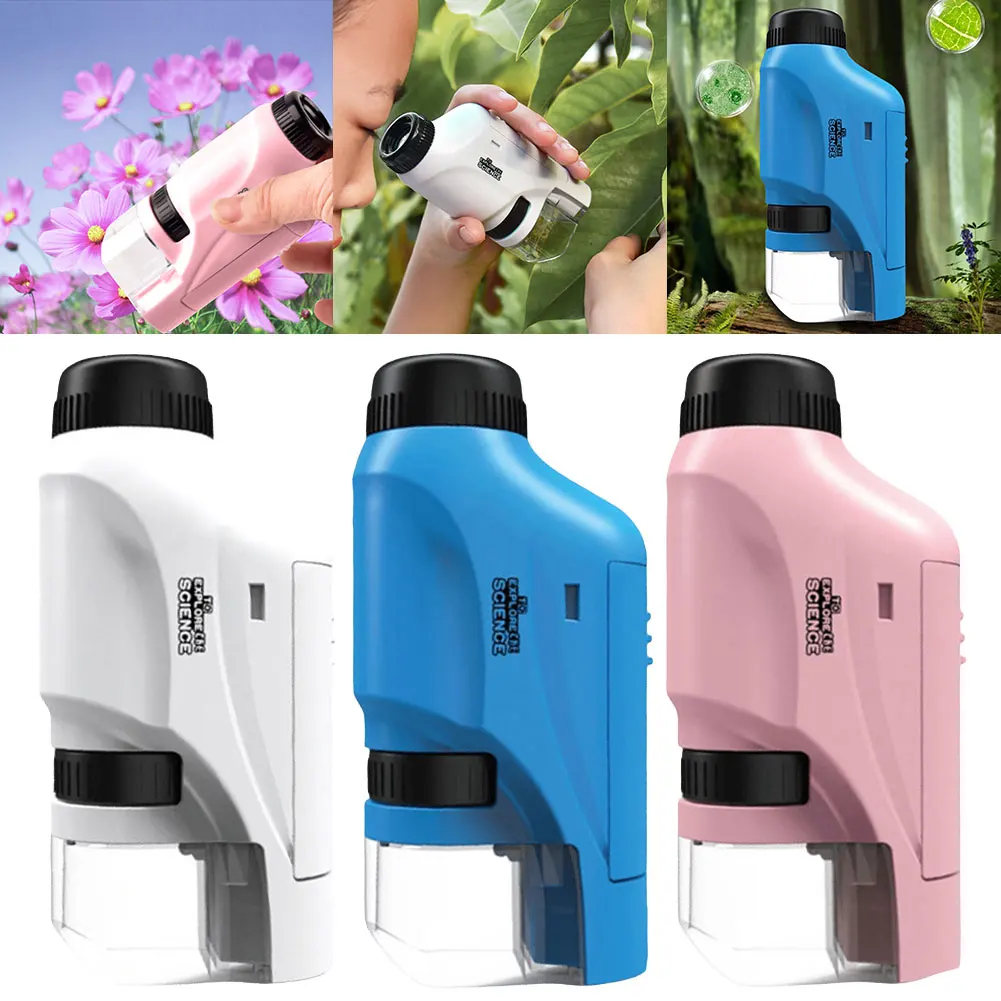 Компактный портативный цифровой микроскоп для детей лабораторного класса с