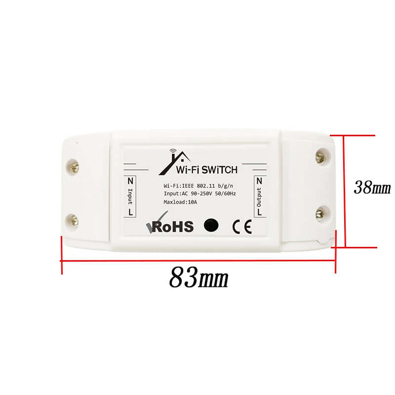 Itead Sonoff Smart Wi-Fi Switch DIY Умный беспроводной дистанционный переключатель Domotica