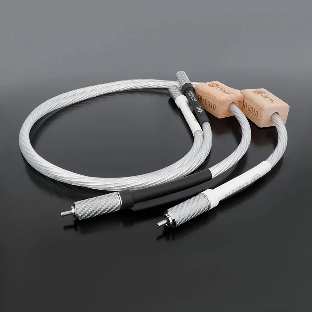 

Высококачественный аудиокабель Nordost ODIN для сравнения HiFi с разъемом RCA из углеродного волокна