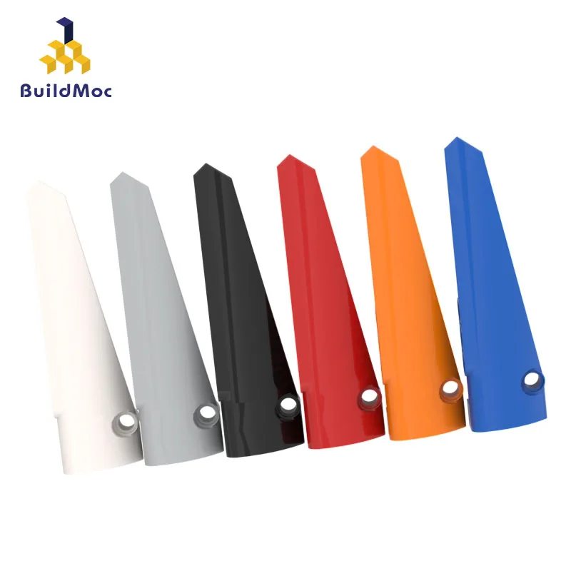 

BuildMoc 10PCS Assembles Particles 64393 Panel #6 Long Smooth Side B Bricks Building Blocks Replaceable Part Toys Gifts