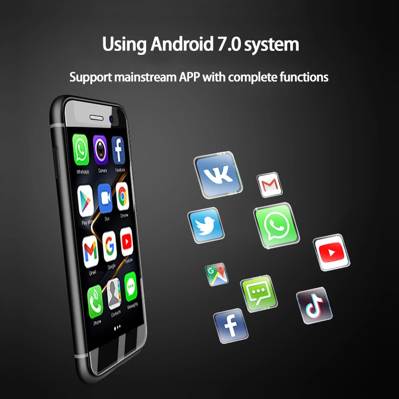 Tanie Super Mini Smartphone K15 2GB RAM 32GB ROM Android 7.0 1000mAh 4G LTE 5MP WiFi MP4 Muzyka Telefon Komórkowy