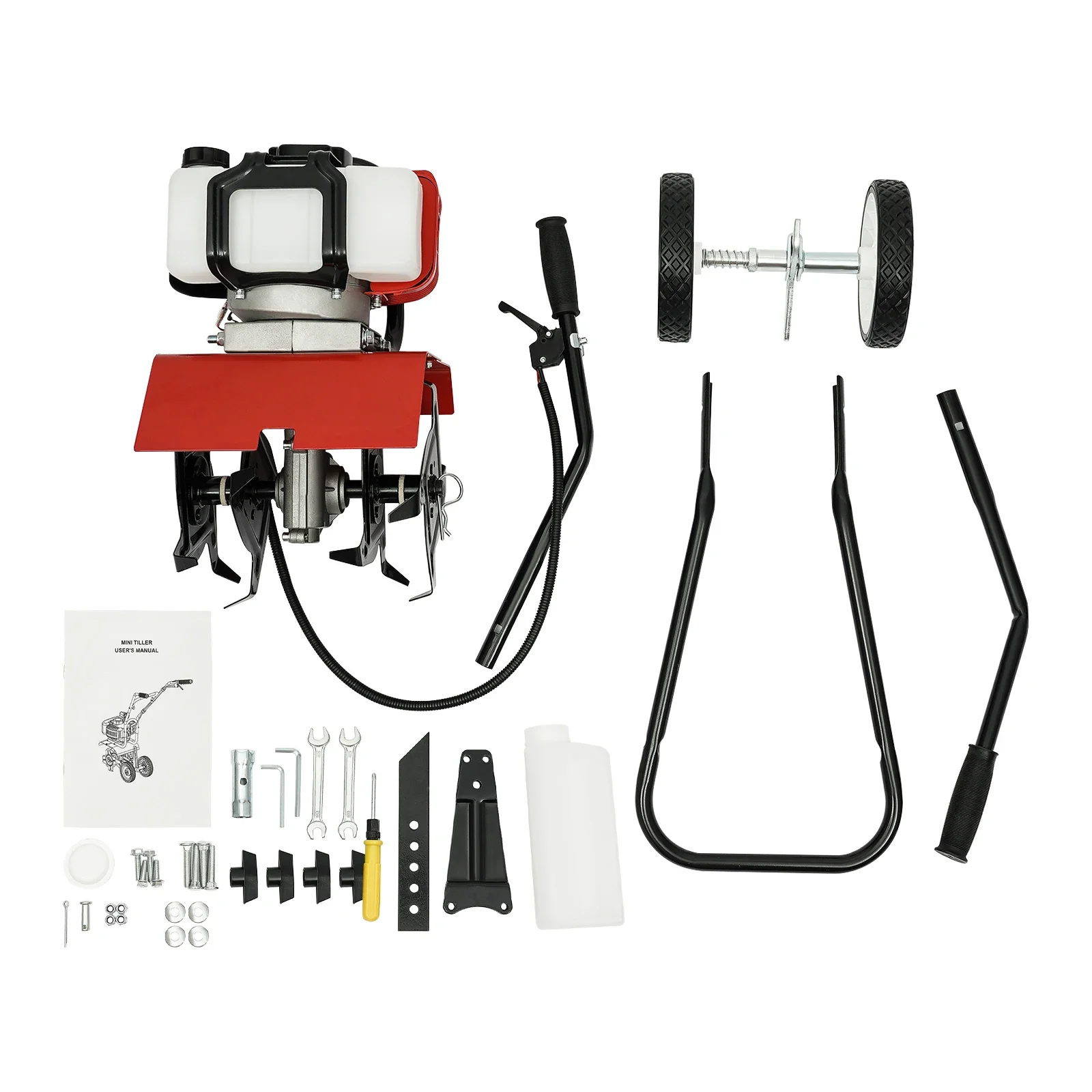 Мини-мотоцикл jardin с ручкой безопасности 52cc essence 1 9 кВт 2 temps двигатель Jane мотоцикл