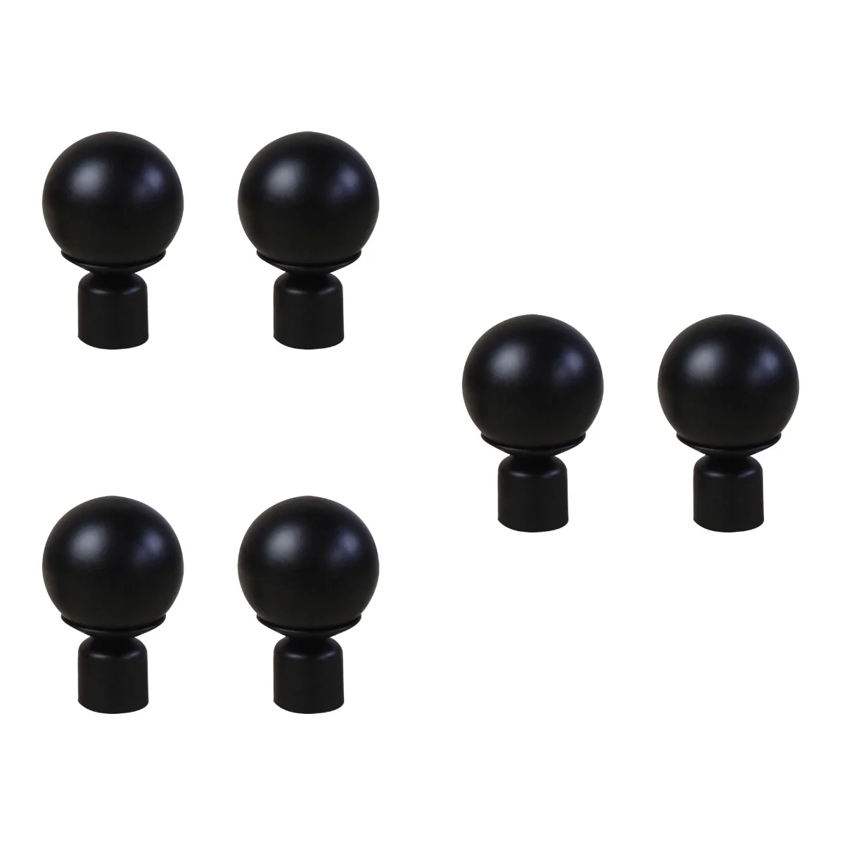 

Curtain Rod Finials Window End Pole Drapery Finial Caps Ends Rods Capknobs Decorative Drape Replacement Shade Treatment Fitting