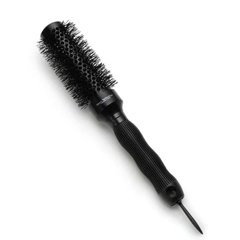 Professional  Nano Ceramic Hairdressing Detangling Comb Soft Hair Curlers  Round Hair Brush Hair Rollers