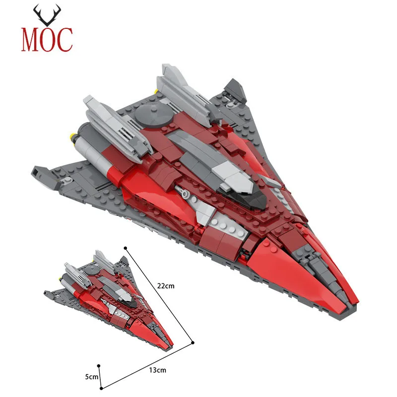 

MOC-67751 1/250 Scale Fer-De-Lance Space Wars Sci-fi Warships DIY Building Blocks (Licensed Designed by TheRealBeef1213)