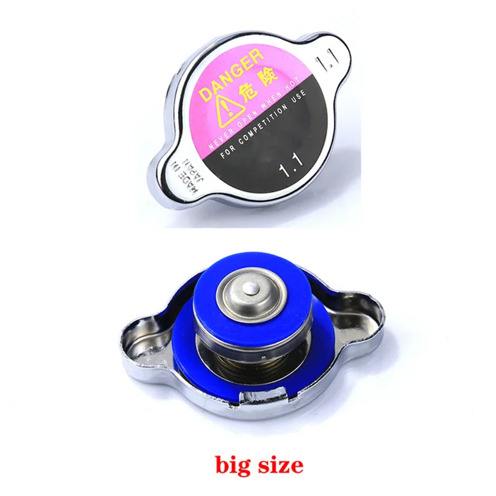 Гоночная крышка радиатора, крышка резервуара, датчик температуры воды, маленькая и большая головка, тюнинг автомобиля, мотоцикла, крышка радиатора 0,9/1,1/1,3 бар