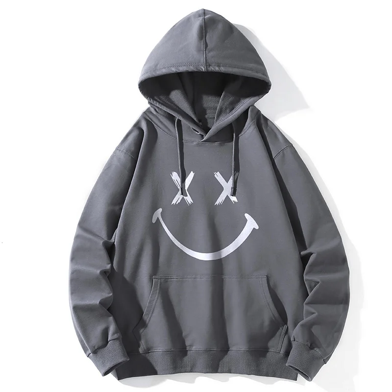 

Oversized Hoodies Men Mens 2023 Spring New Fashion Print Hip Hop Sweatshirt Male Streetwear Casual Black Hoodie Men