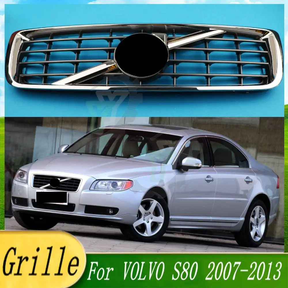 

31283265 31294050 30756991 For VOLVO S80 2007 2008 2009 2010 2011- 2013 Car Front Bumper Grille Centre Panel Styling Upper Grill