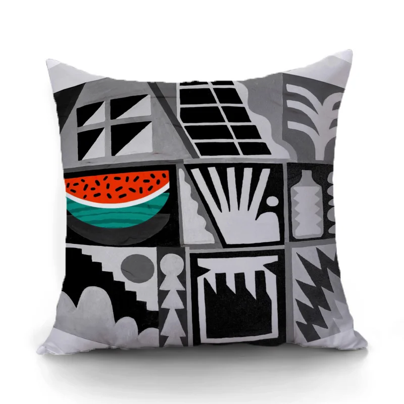 Рисунок 2 - Чехол для дивана в черно-белую полоску