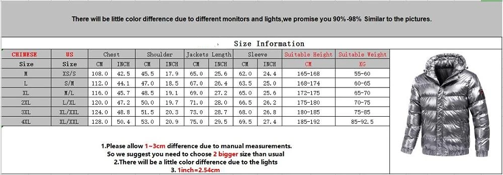 2023 Winter Men's Jackets Fashion Men Cotton Warm Parkas Down Hoodies Coats Casual Outdwear Thermal Jackets Mens Clothing