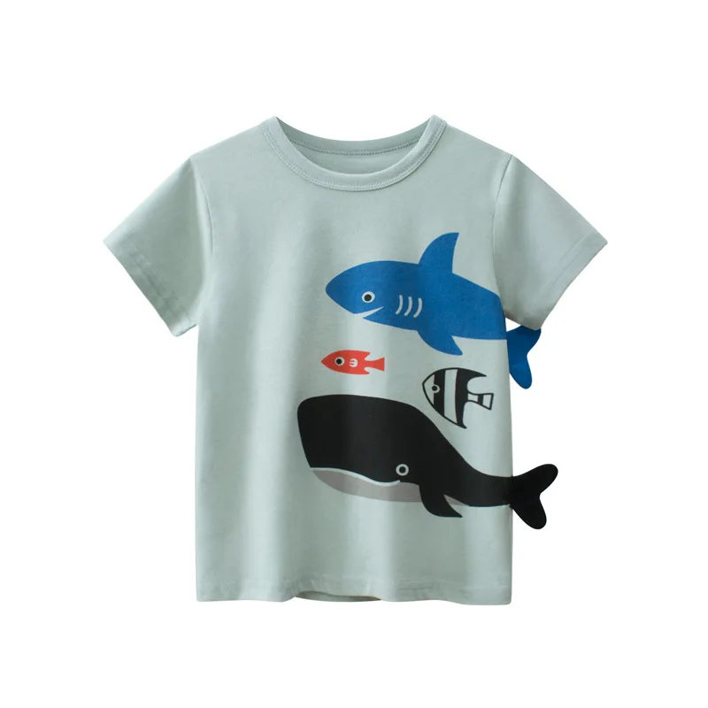 

Kids T shirt 2022 New Summer Cartoon Boys T shirts Baby Boy T-shirt Children's Clothing Comfort Cotton Kids Clothes For Teens