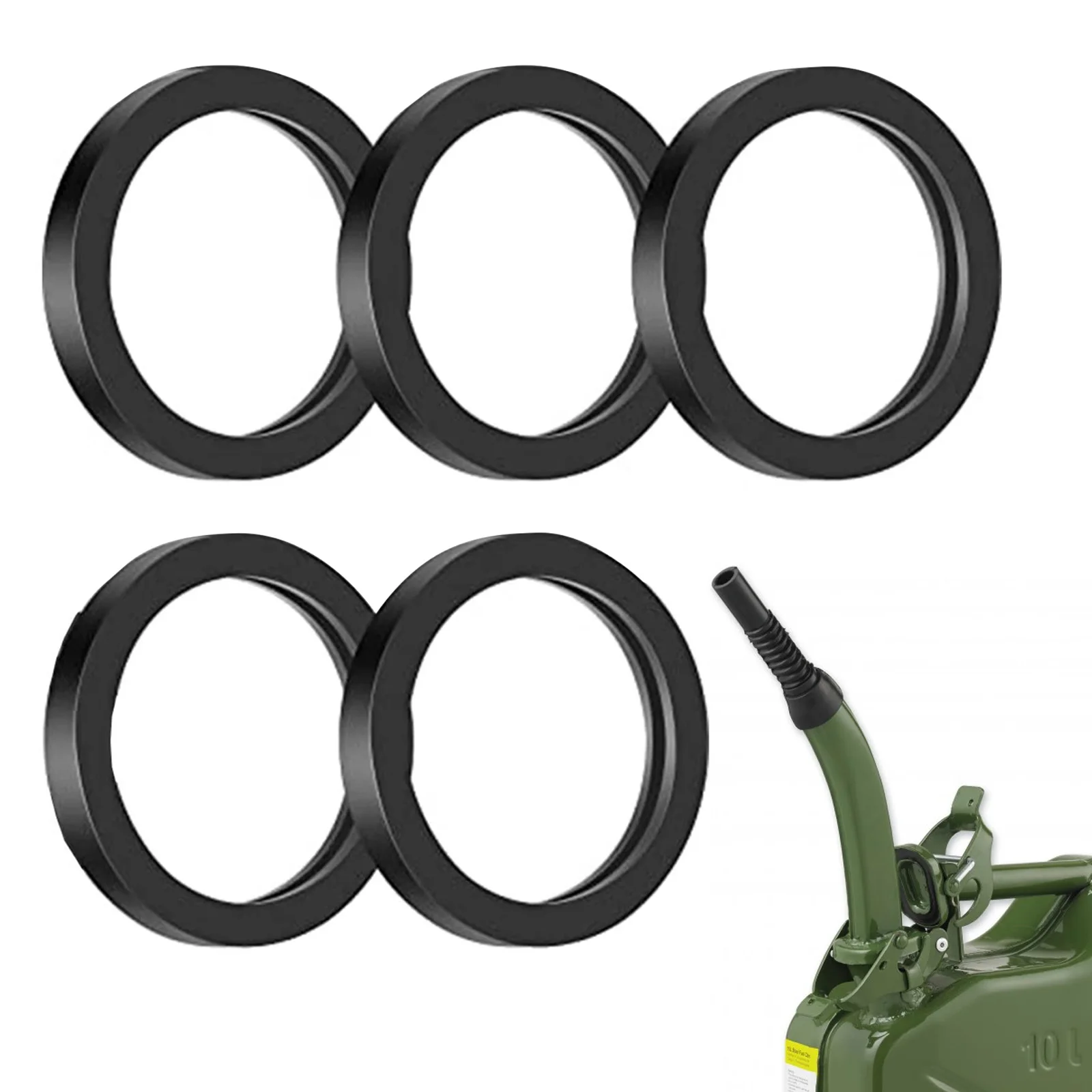

5/10Pcs Rubber Ring Can Gasket Gas Can Spout Gaskets Fuel Washer Seals Spout Sealing Rings for Nissan Opel Jeep Volvo Toyota