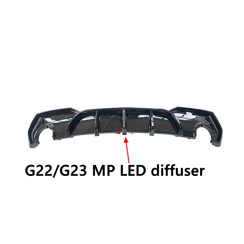 Задний бампер задний диффузор светодиодный спойлер для губ BMW 4 серии 2020 + G22 G23 420i