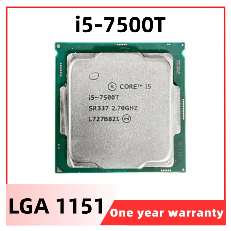

Core i5-7500T 2.7 GHz Quad-Core Quad-Thread CPU Processor 6M 35W LGA 1151