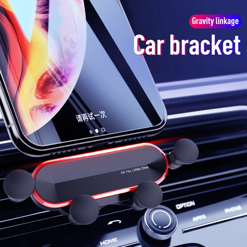 

RYRA Car Gravity Phone Holder Air Vent Hook Clip 360° For IPhone Xiaomi Samsung Aluminum Alloy Phone Stand Car GPS Mount Bracket
