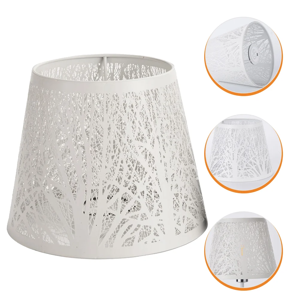 

Hollow Tree Shadow Light Cover Modern Lamp Shade Replacement Metal Lampshade