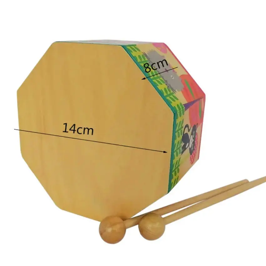 

Wooden Hand Drumming for Kids Creative Cute Colorful Handmade Hollow Out Beginners Orff Percussion Musical Instruments 2022 New