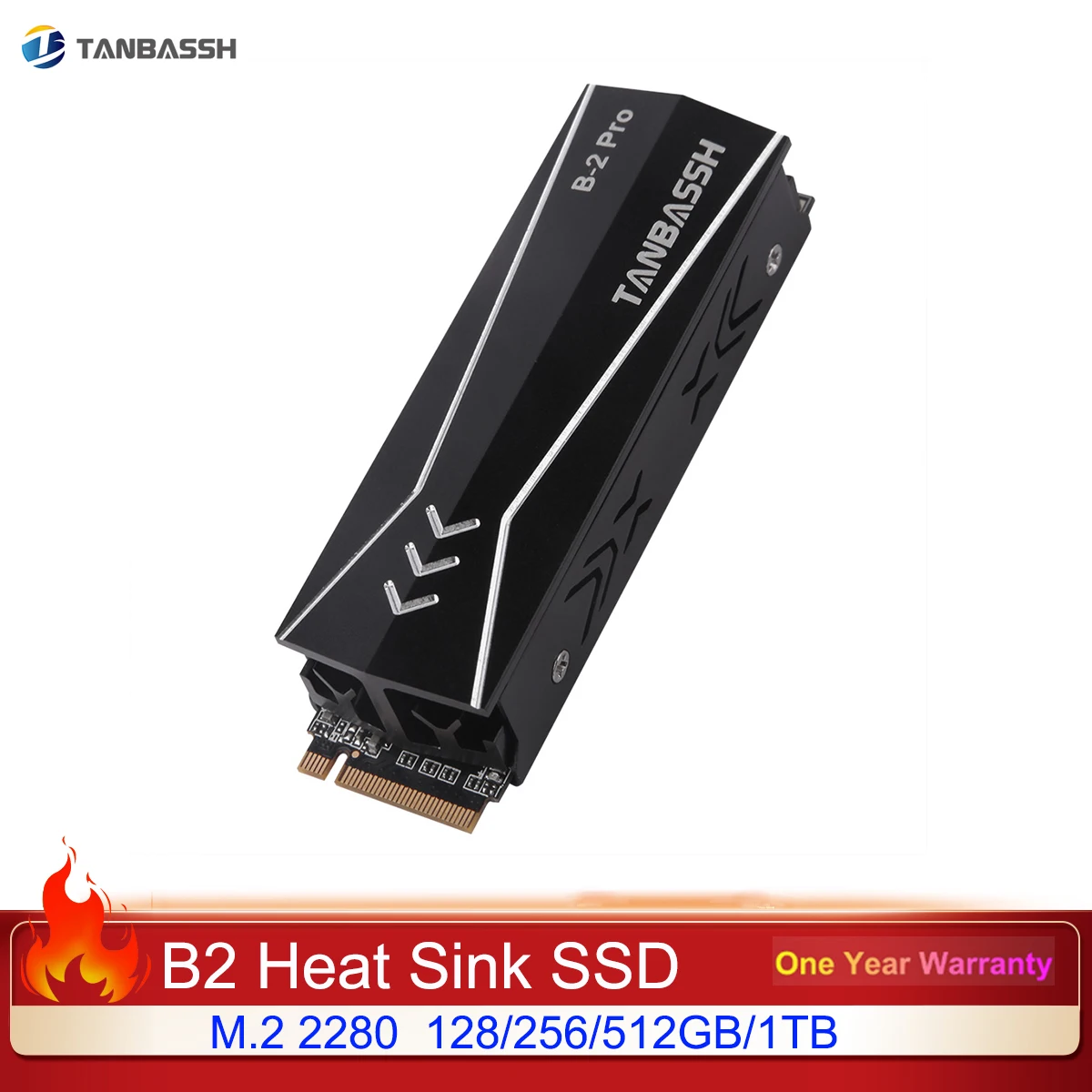 

Радиатор TANBASSH B2 для твердотельного жесткого диска M.2 2280 128 ГБ 256 ГБ 512 ТБ NGFF SSD Sata3 протокол для настольного компьютера ноутбука