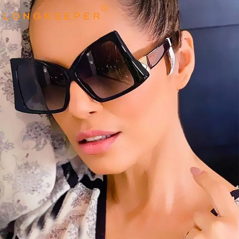 

Женские винтажные солнцезащитные очки «кошачий глаз» с бантом