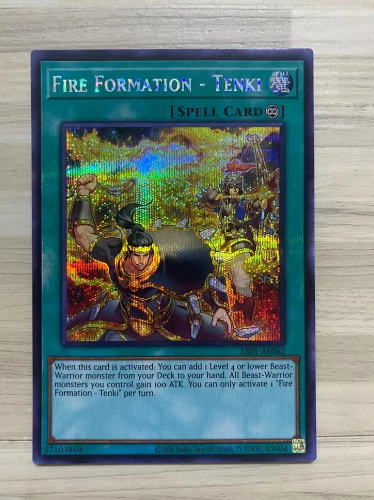 Yugioh Fire Formation - Tenki Secret Asian English Card