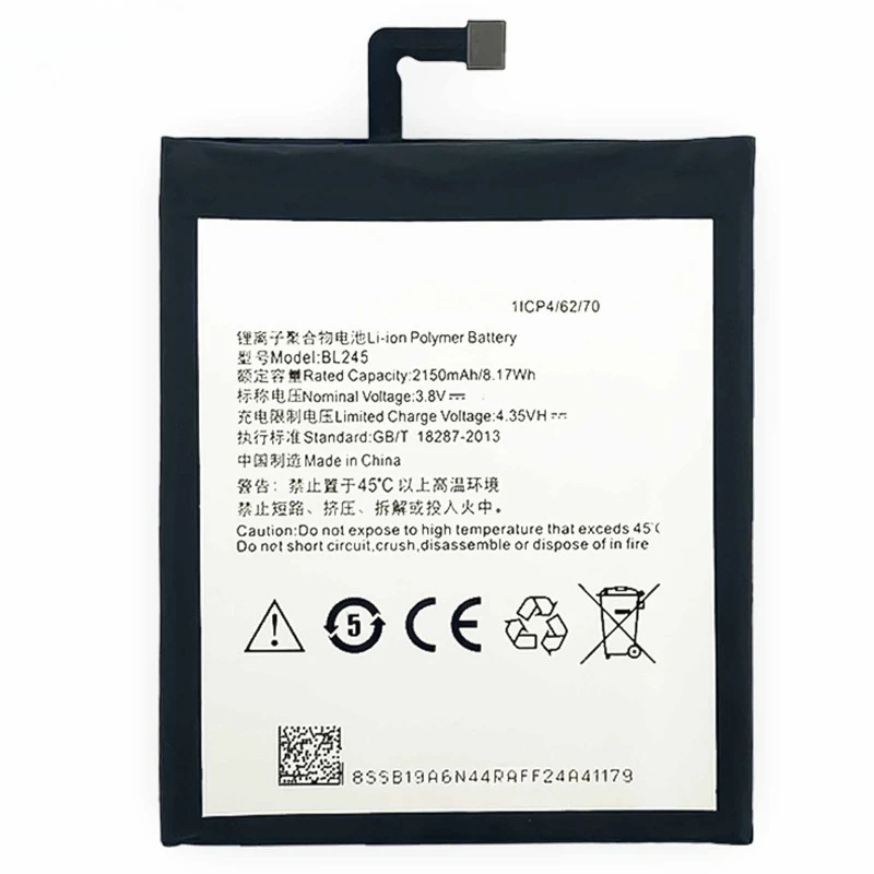 Фото Аккумулятор BL245 (0 циклов) для телефонов Lenovo S60, S60-T, S60-W: высококачественная литий-полимерная батарея класса А с инструментами для замены №5
