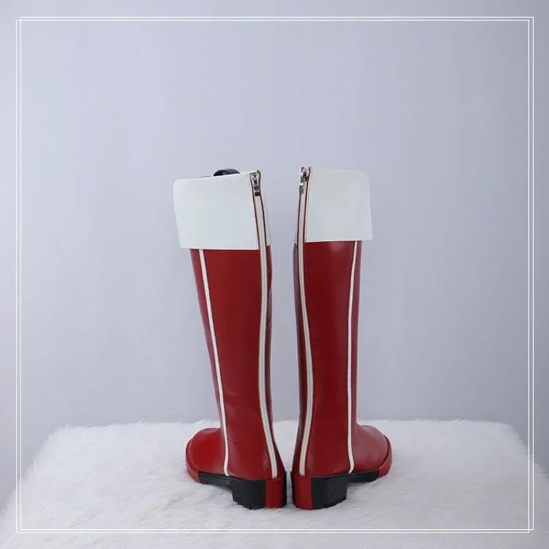 Сакура Кёко Обувь для косплея Аниме Puella Magi Madoka Magica Сапоги вечеринки в честь