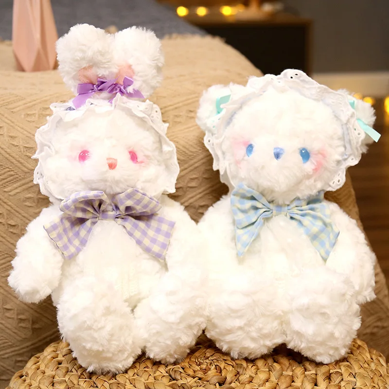 

Kawaii Rabbit Doll Kids Plush Bear Soft Baby Toys Little Girl 's Bunny Toy Lolita Rabbit Toy Cute Plush Children’S Gift Lovely