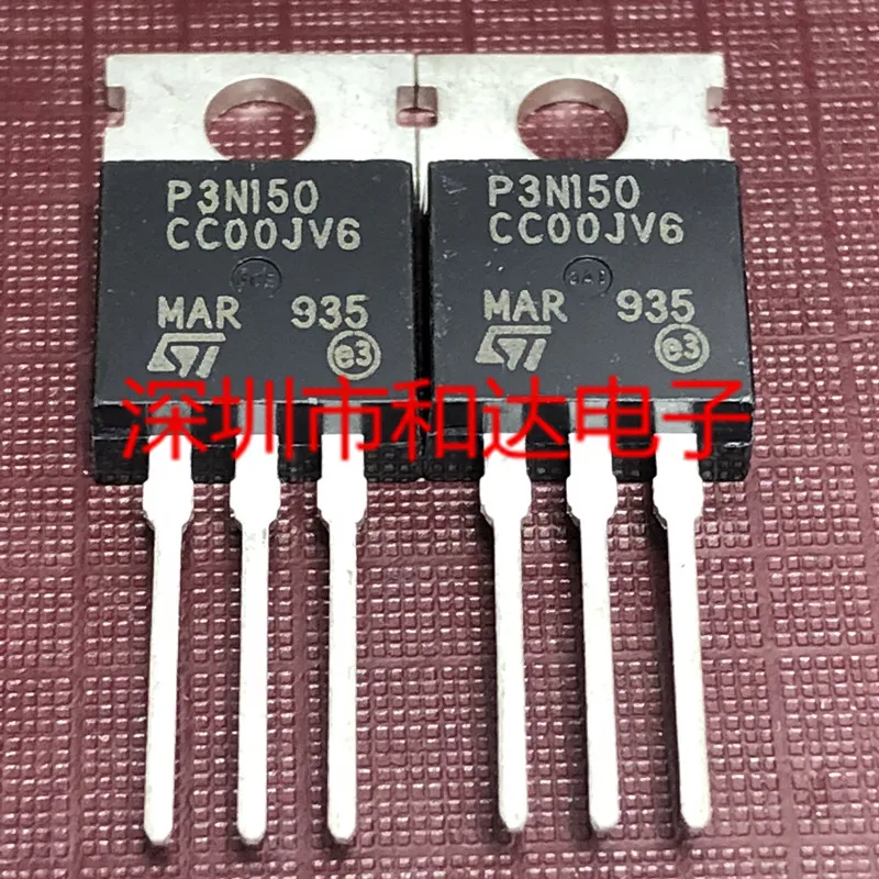 

5PCS-10PCS P3N150 STP3N150 TO-220 1500V 2.5A ORIGINAL STOCK NEW