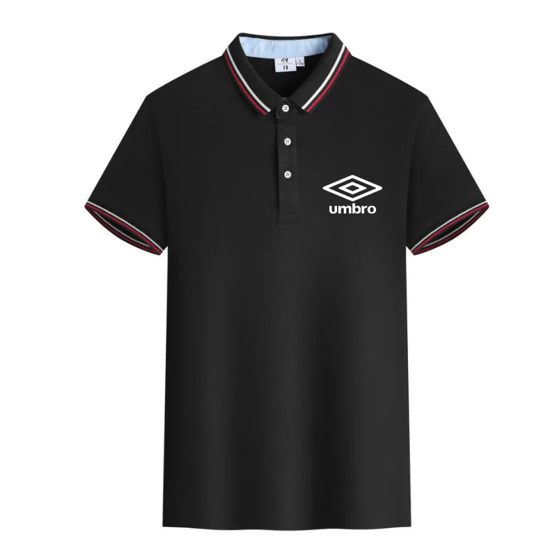 

2023 Summer Brand Polo Shirt Men's Polo Shirt Set Printed Golf Shirt Casual Patchwork Men's Shirt Short Sleeve Fashion