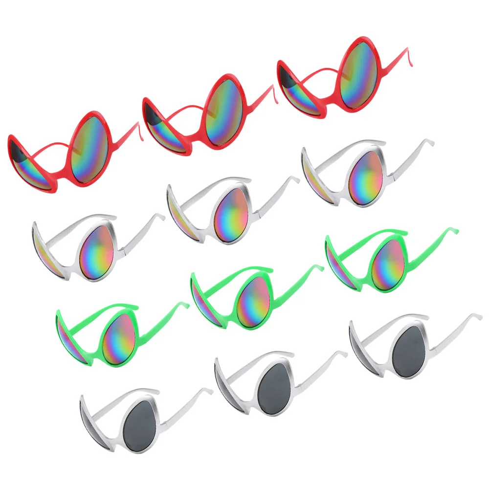 

12Pcs Funny Alien Glasses Novelty Glasses Cosplay Party Favors Alien Party Photo Props