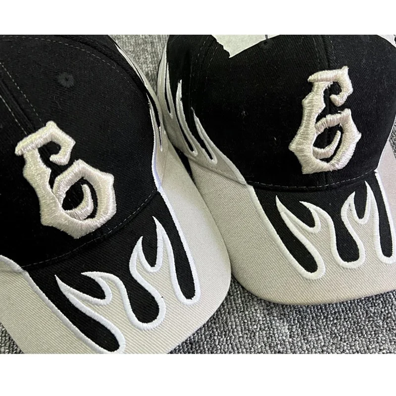 Бейсболка Kanye West СЕЗОНА 6 с вышитым логотипом пламени мужская и женская кепка от