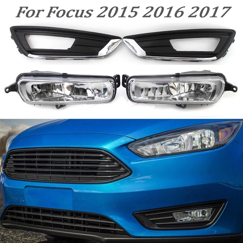

Противотуманные фары в сборе, противотуманные фары + противотуманные фары в рамке, дневные ходовые огни, фары s для Ford Focus 2015-2018